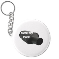 Mufflers Rock Keychain